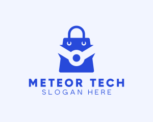 Tech Shopping Bag logo design