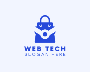 Tech Shopping Bag logo design