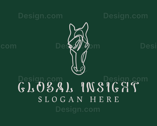 Horse Head Animal Logo