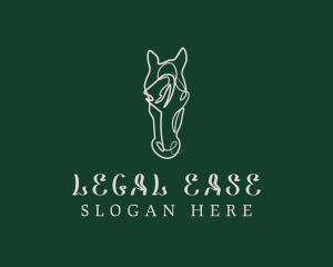Horse Head Animal logo