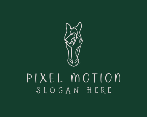 Horse Head Animal logo design