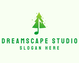 Christmas Music Studio logo design