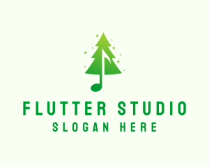 Christmas Music Studio logo design