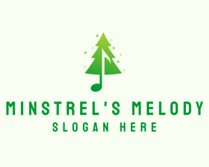 Christmas Music Studio logo design