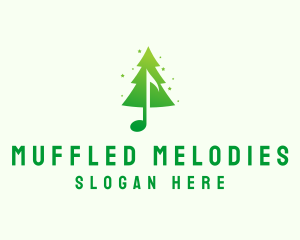 Christmas Music Studio logo design