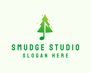 Christmas Music Studio logo design