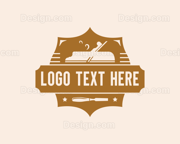 Woodworking Carpenter Tools Logo