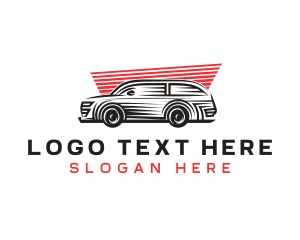 SUV Car Transportation logo