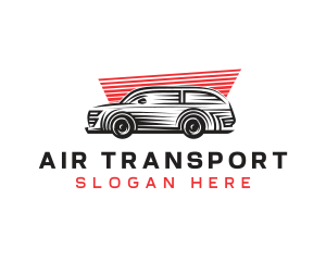 SUV Car Transportation logo design