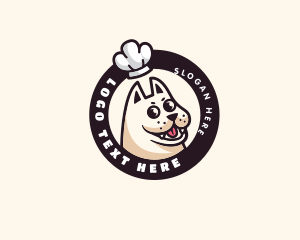 Pet Dog Chef Hat  Logo