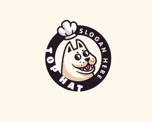 Pet Dog Chef Hat  logo design