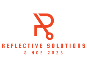 Modern Tech Letter R logo design