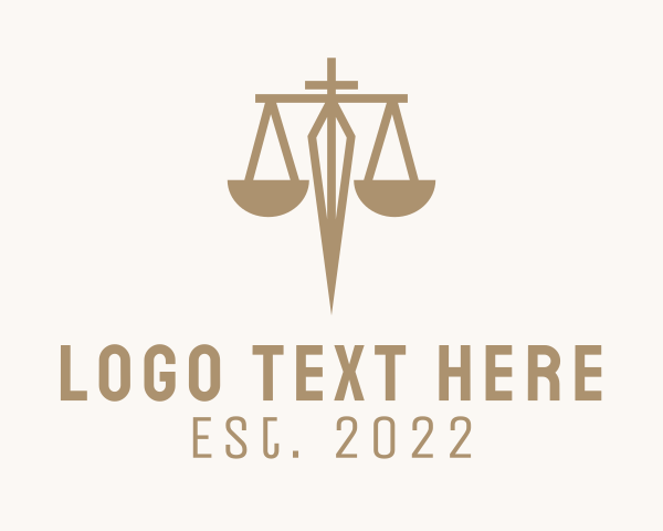 Justice System logo example 2