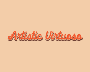 Retro Style Cursive logo design