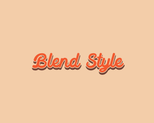 Retro Style Cursive logo design