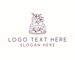 Flower Cake Pastry logo