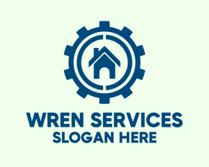 House Repair Service logo design