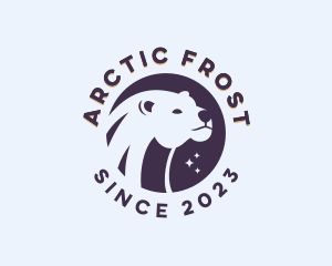 Wild Arctic Polar Bear logo design