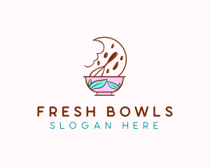 Mixing Cookie Bowl logo design