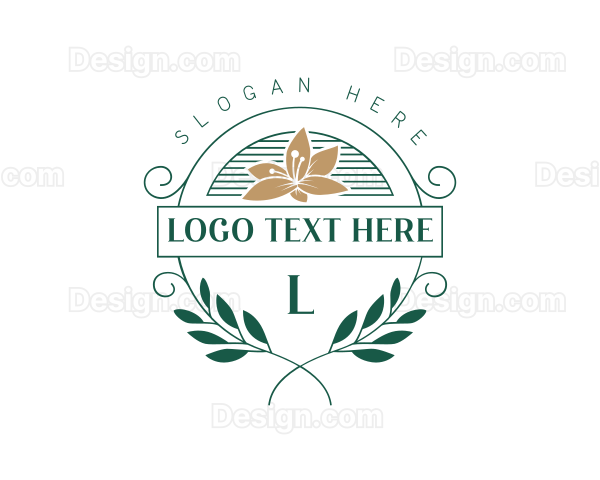 Elegant Garden Wedding Logo