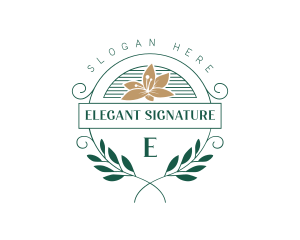 Elegant Garden Wedding logo design