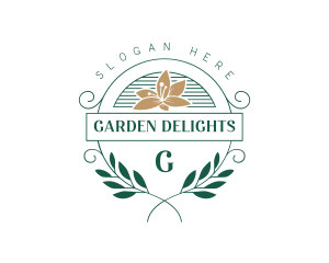 Elegant Garden Wedding logo design