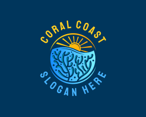 Aquatic Coral Reef logo