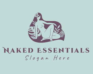 Sexy Woman Nature Spa logo design