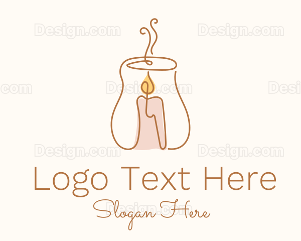 Scented Candle Maker Logo