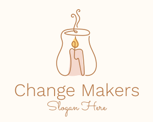 Scented Candle Maker logo design