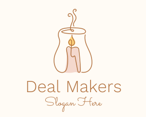 Scented Candle Maker logo design