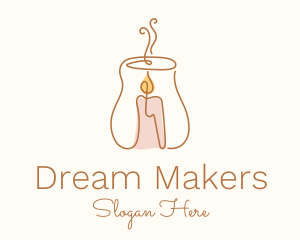 Scented Candle Maker logo design