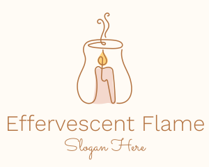 Scented Candle Maker logo design