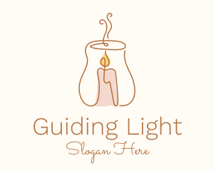 Scented Candle Maker logo design