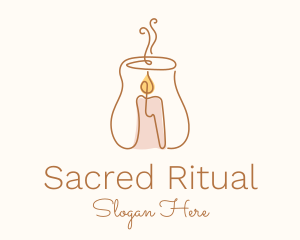 Scented Candle Maker logo design