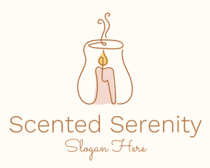 Scented Candle Maker logo design