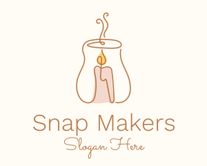 Scented Candle Maker logo design