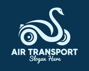 Swan Automobile Ride logo design