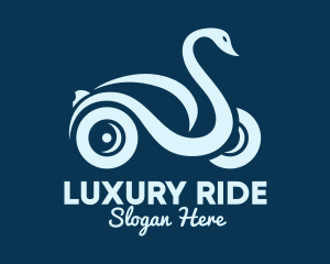 Swan Automobile Ride logo design