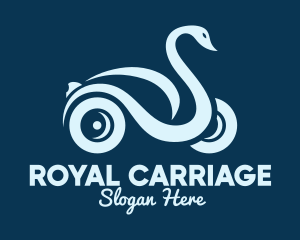 Swan Automobile Ride logo design