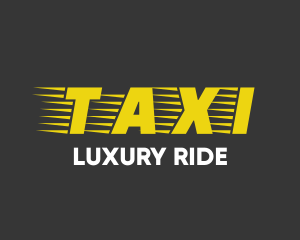 Taxi Cab Font Text logo