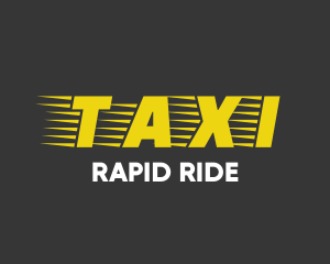 Taxi Cab Font Text logo