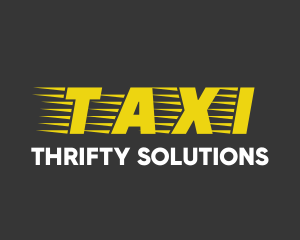 Taxi Cab Font Text logo