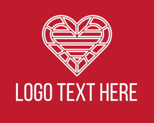 Valentine - Intricate Valentine Heart logo design