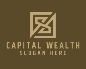 Luxury Finance Letter S logo