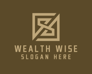 Luxury Finance Letter S logo
