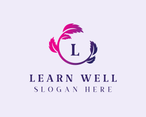 Eco Wellness Leaf logo design