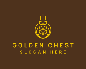 Wheat Grain Farm logo design