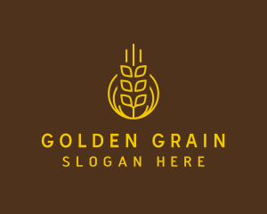 Wheat Grain Farm logo design