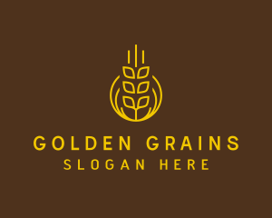 Wheat Grain Farm logo design